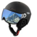 Skihelm OSBE - Aire Visor Schwarz Carbon