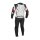 Lederoverall PISTA  Air 2.0 schwarz weiss rot