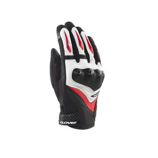 Handschuhe CLOVER - Raptor 3 Schwarz Weiß Rot