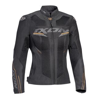 Blouson IXON - Draco lady anthrazit schwarz gold