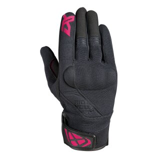 Handschuhe IXON - Delta lady Schwarz Fuchsia