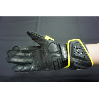 Handschuhe CLOVER - RS-9 Schwarz Gelb 2XL