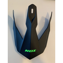 Ersatzschild NOX - MX ADN schwarz matt grün