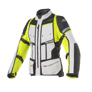 Endurojacke CLOVER - GTS-4 Grau Fluogelb 3XL