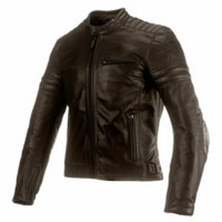 Lederjacke CLOVER Bullet braun H54