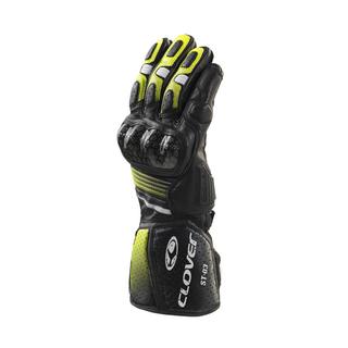 Handschuhe CLOVER - ST 03 Schwarz Lime 2XL