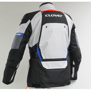 Endurojacke CLOVER - Dakar 2 Grau Blau Schwarz L