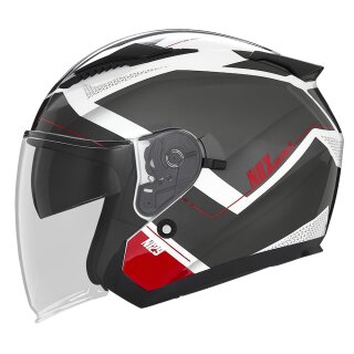 Sturzhelm NOX - N 129 Triom Weiß Rot S