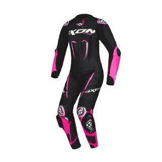 Lederoverall IXON - Vortex 3 Lady Schwarz Pink Weiß