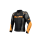 Lederjacke IXON - Vortex 3 Schwarz Anthrazit Orange