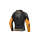 Lederjacke IXON - Vortex 3 Schwarz Anthrazit Orange