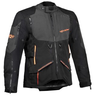 Endurojacke IXON - Ragnar schwarz anthrazit orange