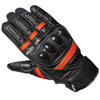 Handschuhe RIDER Schwarz Flouorange XL