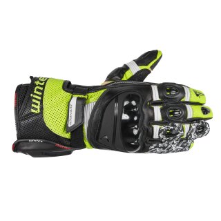 Handschuhe AVENGER kang. Schwarz Fluolime 2XL