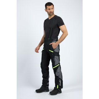 Endurohose IXON - Midgard schwarz grau fluogelb