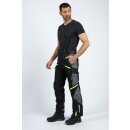 Endurohose IXON - Midgard schwarz grau fluogelb