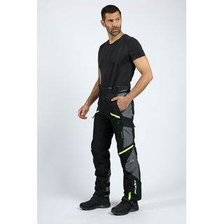 Endurohose IXON - Midgard schwarz grau fluogelb S