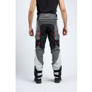 Endurohose IXON - Midgard grau schwarz rot