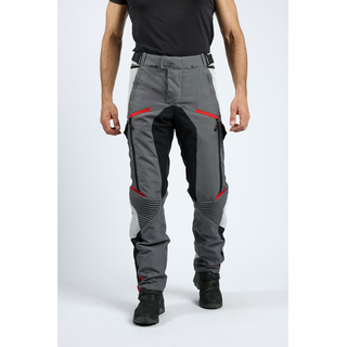 Endurohose IXON - Midgard grau schwarz rot S