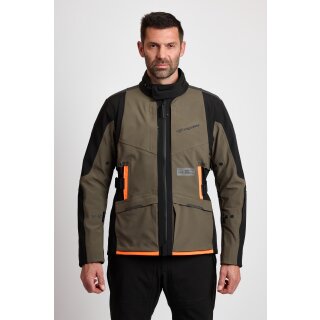 Endurojacke IXON - Drakkar khaki schwarz orange