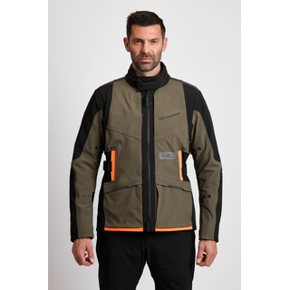 Endurojacke IXON - Drakkar khaki schwarz orange S