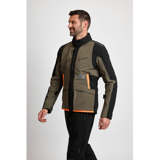 Endurojacke IXON - Drakkar khaki schwarz orange S