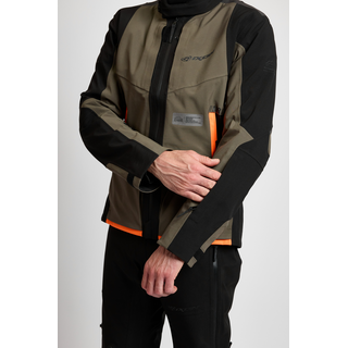 Endurojacke IXON - Drakkar khaki schwarz orange S