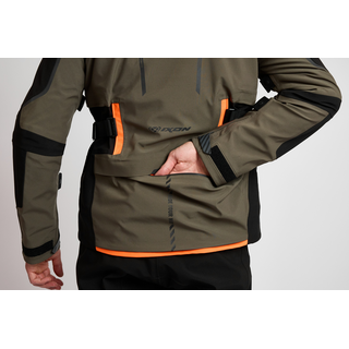 Endurojacke IXON - Drakkar khaki schwarz orange S