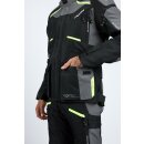 Endurojacke IXON - Midgard schwarz grau fluogelb S