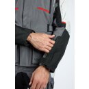 Endurojacke IXON - Midgard grau schwarz rot