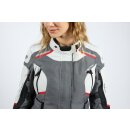 Endurojacke IXON - Midgard lady grau schwarz rot XS