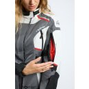 Endurojacke IXON - Midgard lady grau schwarz rot XS