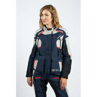 Endurojacke IXON - Midgard lady grau blau schwarz XS