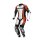 Lederoverall IXON - Vortex 3 schwarz weiss rot L