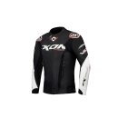 Lederjacke IXON - Vortex 3 schwarz weiss L