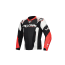 Lederjacke IXON - Vortex 3 schwarz weiss rot 3XL