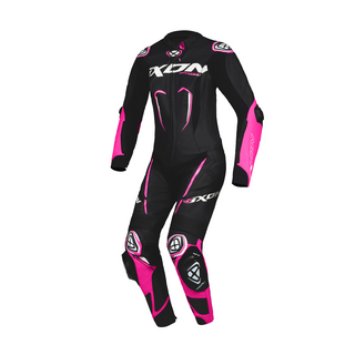 Lederoverall IXON - Vortex 3 Lady Schwarz Pink Wei L