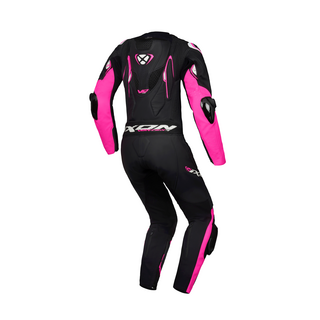 Lederoverall IXON - Vortex 3 Lady Schwarz Pink Wei L