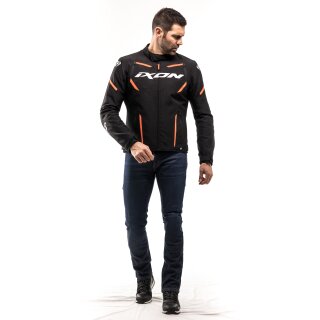 Blouson IXON - Striker schwarz weiss orange XS