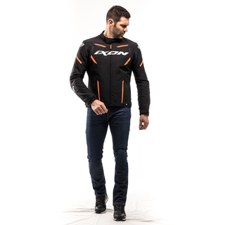 Blouson IXON - Striker schwarz weiss orange M