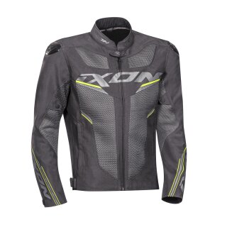 Blouson IXON - Draco anthrazit grau gelb XS