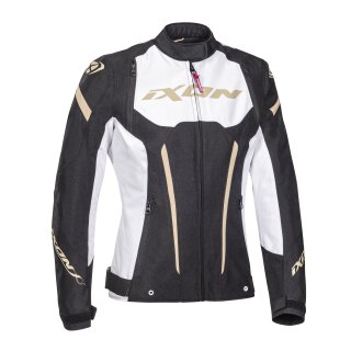 Blouson IXON - Striker lady schwarz weiss gold S