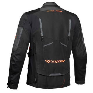 Endurojacke IXON - Ragnar schwarz anthrazit orange S