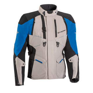 Endurojacke IXON - Eddas grau blau 3XL