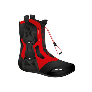 Stiefel FALCO - Elite GP wei rot schwarz 42