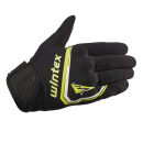 Handschuhe SIMPLY Schwarz Fluogelb 3XL