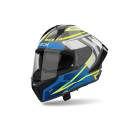 Sturzhelm AIROH Matryx Rider blau grau gelb XS