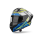 Sturzhelm AIROH Matryx Rider blau grau gelb XS