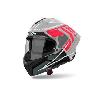 Sturzhelm AIROH Matryx Rider grau matt rot L