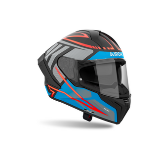 Sturzhelm AIROH Matryx Rider schwarz matt grau orange S